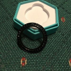 Origami Owl Black crystal face